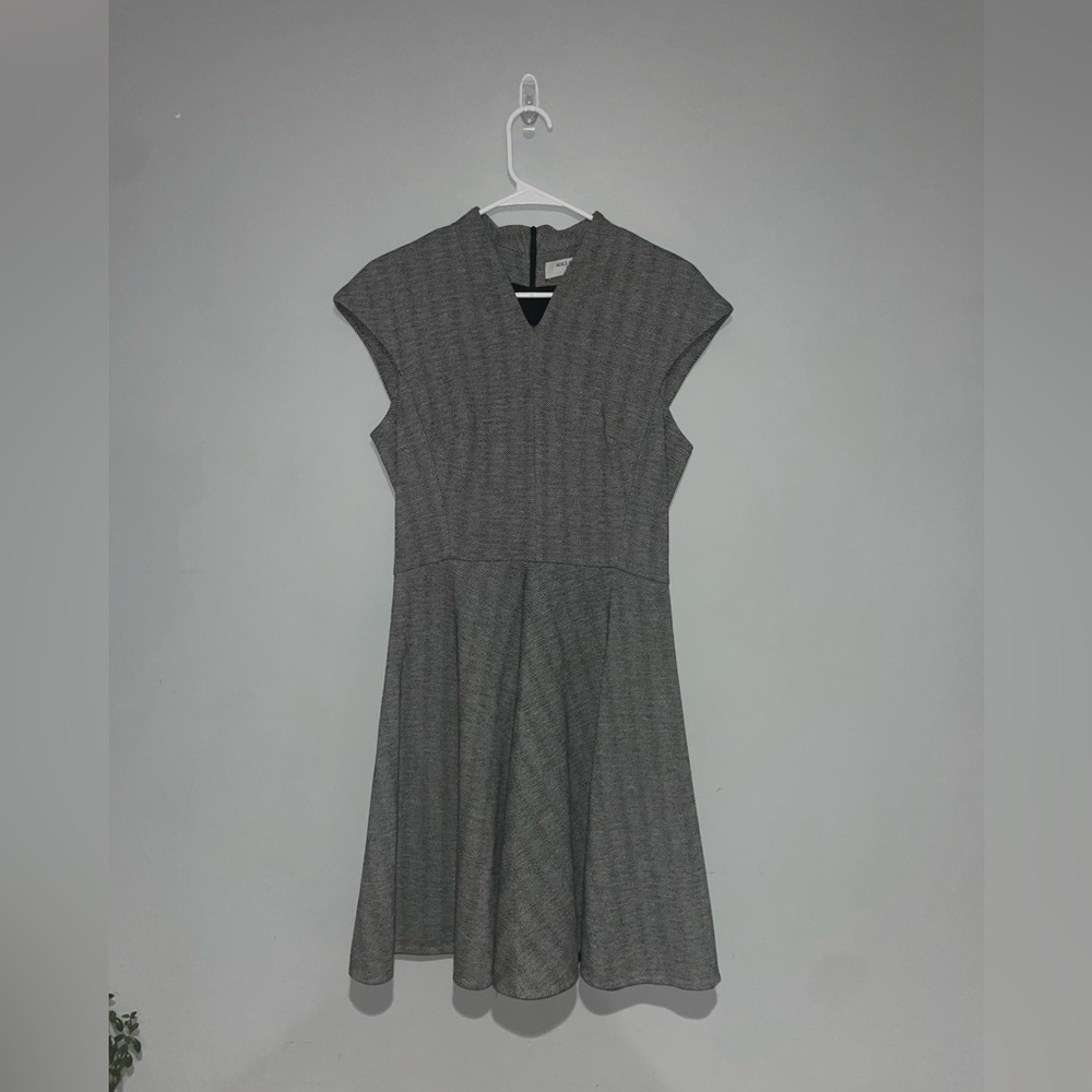 MM Lafleur Black and White A line Ruth Dress
